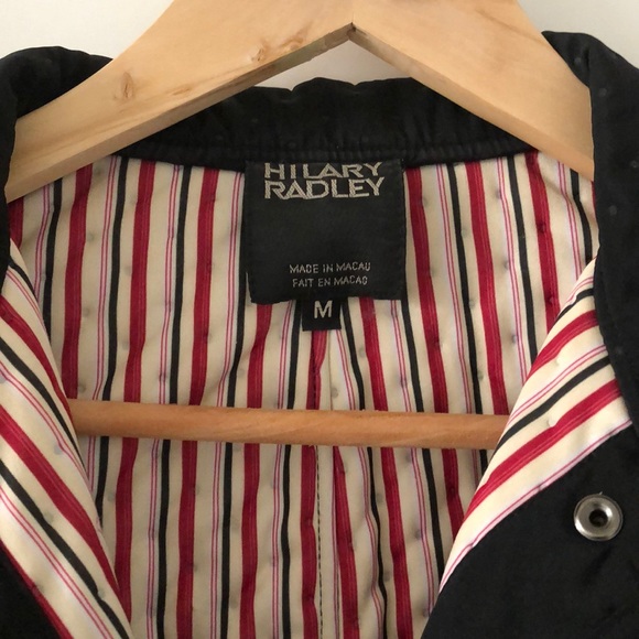 Black Hillary Radley quilted bomber style jacket - Picture 2 of 6